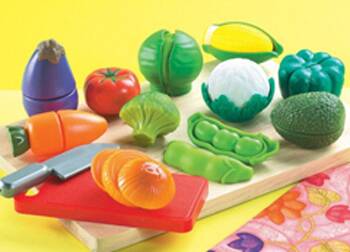 Vegetable play sales set